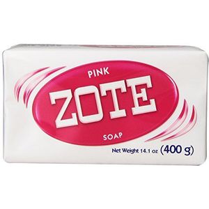 Roze Zote Soap 350 ml (1 Bar) van Fabrica Olie