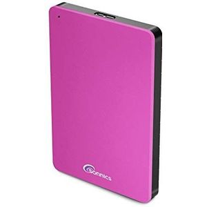 Sonnics 1TB USB 3.0 Externe Draagbaar Harde Schijf voor Vensters PC, Mac, Smart TV, XBOX ONE & PS4, Roze