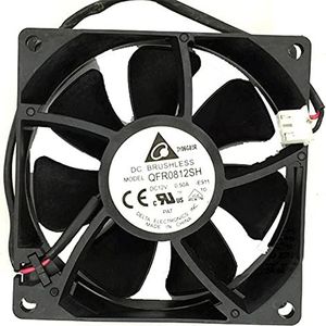 QFR0812SH 8025 DC12V 0.50A 8CM 80 * 80 * 25mm chassis fan