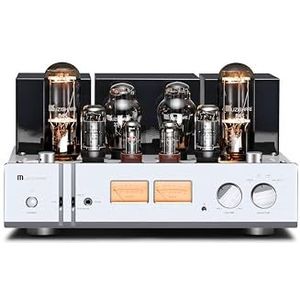 Muzishare X11 HiFi Class A Vacuum Tube Amplifier,6L6 Push 845, Power Amp, MM Phono, Balance in, Output Power 28W+28W, AC 115V/230V Switchable