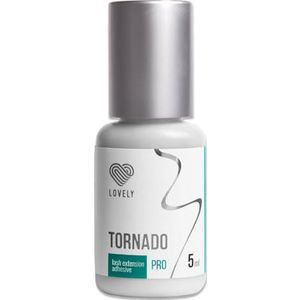 LOVELY Eyelash Glue TORNADO (5ml, kleur: ZWART) ultrasnelle lijm, droogtijd: IMMEDIATELY - 8 weken kleefkracht, zeer duurzaam, voor professionele wimperverlenging, Verlengingslijm