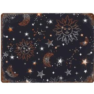 Space Galaxy Constellation Creatief tinnen bord retro metalen tinnen bord vintage wanddecoratie retro kunst tinnen bord grappige decoraties cadeau grappig