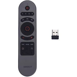 OBSBOT Tiny 2, slimme afstandsbediening voor 4K/1080P webcam, draadloze verbinding via USB-ontvanger