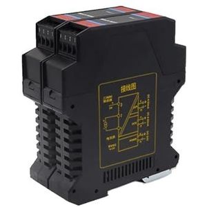 Signalisolator RTD Cu50 Pt100 0-200C thermische weerstand temperatuursignaalomvormer 4-20mA zender 0-5V (1 ingang 1 output, Pt100 0-200C input, output 0-10V)