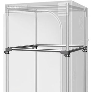 AC Infinity Grow Tent Montage Bars 3x3', Ondersteuning Pole Staal Hangende Bars, Hoge CFM Kit voor 3x3 Indoor Kweektenten, (AC-HCA)