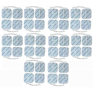 Healthcare World TENS Elektroden Pads 5x5 cm – Set van 40 – Herbruikbare Zelfklevende Vervangende Pads – Compatibel met TPN, Lloyds, Tenscare, NeuroTrac, Auvon & andere TENS/EMS apparaten