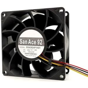 LMNCBVYA High-Performance 9GA0812P1G651 8038 Cooling Fan - 12V 1.2A, 80mm x 80mm x 38mm, 4-Pin for Efficient Heat Dissipation