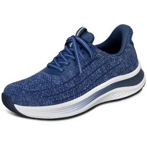 Orthofeet Women's Orthopedic Hands-Free Nira Slip-On Sneakers, Indigo, Size 35.5