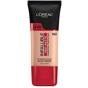 L'Oreal Paris Cosmetics Infallible Pro-Matte Foundation Makeup, Shell Beige, 1 Fluid Ounce by L'Oreal Paris