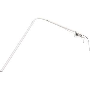 LED-clip-on-bureaulamp, 350 Graden Draaibaar, Instelbare Kleurtemperatuur, Oogbescherming, Stevige Klem, Zachte en Heldere Verlichting, Volledig Spectrum Lichtbron voor Studeren