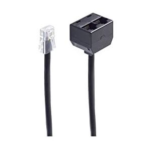 Shiverpeaks - BASIC-S - Y-adapter - Zwart - 0,1 m - 1 x RJ45 8(8)