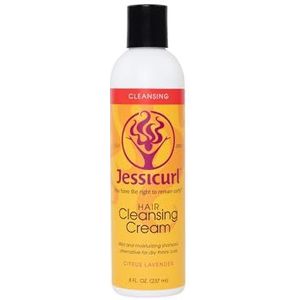 Jessicurl, Hair Cleansing Cream, Citrus Lavender, 8 Fl oz. Moisturizing Shampoo for Curly Hair, Sulfate Free Shampoo for Dry Hair