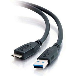 C2G/Cables to Go USB 3.0 A stekker op Micro B-stekker kabel 1 Meter/3.3 Feet zwart