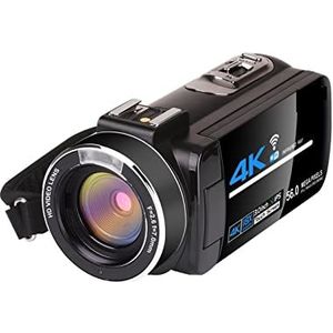 Videocamera Camcorder Video camcorder vlogging for Facebook afstandsbediening 3.0 inch touchscreen lens Hood Webcam camera mini video digitale camera Multifunctionele vlogcamera(32GB SD Card,AF2)