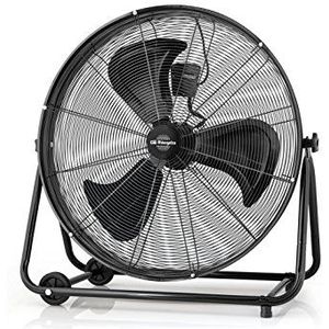 Orbegozo PWT 3061 Power Fan Professional Industriële ventilator, 150 W, 3 snelheden, propeller Ø 60 cm, transportwielen, zwart