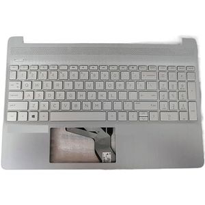 VOOR HP 15S-ER -FR TPN-Q222 L63578-001 C Case Shell met toetsenbord Zilver