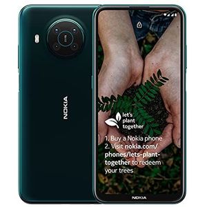 Nokia X10 - Smartphone 64 GB, 6 GB RAM, Dual SIM, Forest Green
