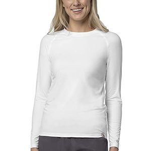 Carhartt Scrubs C31002 Dames Force Modern Fit T-shirt met lange mouwen - klein - wit