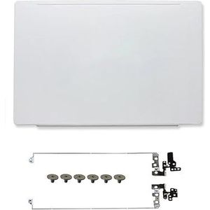 WANGHUIH 14 inch LCD-achterklep bovendeksel + scharnieren compatibel met HP 14-CE TPN-Q207 14-CE0000 14-CE1510SA Serie Wit L19173-001