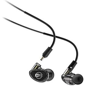 MEE audio - MX3 Pro Hybrid Triple-Driver, aanpasbaar, geluidsisolerende, universele modulaire muzikant's in-ear monitoren Deatable kabels - Smoke