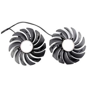YALLS 2 stks/partij 95 MM PLD10010S12HH Koeler Ventilator Compatibel for MSI GTX 1060 1070 1080 TI RX 470 570 RX580 GAMING X GPU Videokaart Fan PLD10010B