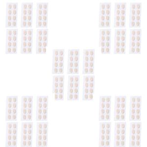 5 Set van 24 Paar Anti-Slip Zachte Neus Pads Stick On voor Brillen Bril Huid 1.5mm