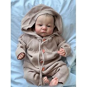 SYP Reborn Reborn pop voor baby's, meisjes, 60 cm, levensechte zachte vinyl siliconen pasgeborenen, reborn babypop, ziet er echt uit als een echte baby, leuk pasgeboren speelgoed, cadeau voor kinderen