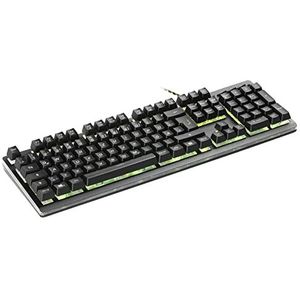 snakebyte PC Keyboard PRO - RGB Gaming Keyboard / 26 toetsen anti-ghosting/plunger-toetsen met mechanisch toetsengevoel / 10 miljoen toetsaanslagen levensduur/LED-verlichting met 7 kleuren/DE