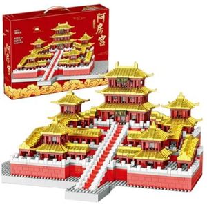 Chinese Architectuur Micro Bouwstenen Set Epang Palace 3000PCS Creatief Speelgoedbouwsets Beste cadeau voor volwassenen en kinderen vanaf 6 jaar