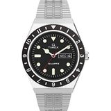 Timex Heren analoog kwarts horloge met armband van roestvrij staal TW2U61800, Zilver, armband