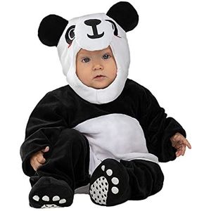 Funidelia | Panda kostuum voor baby Dieren, Beer - Kostuum voor baby Accessoire verkleedkleding en rekwisieten voor Halloween, carnaval & feesten - Maat 6-12 maanden - Wit