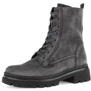 Gabor Dames combat boots, vrouwen enkellaarzen, gemiddelde extra breedte (G), Pepper 40, 38.5 EU