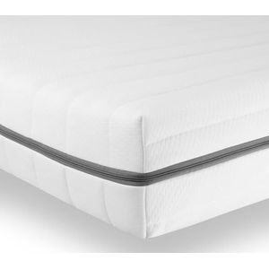 Sleepneo Matras, 200 x 200 cm, ergonomisch koudschuimmatras, 7 zones, 2-in-1 matrassen, hardheidsgraad H2 H3, comfortabel, ademend, wasbare overtrek, hoogte 15 cm