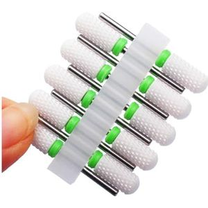 Nagelboorset, Nagelboortjesset for manicure, verpakking van 10 stuks Carbide aardbeinagelboortjes for manicure Gellak verwijderen Multicolor(No62)