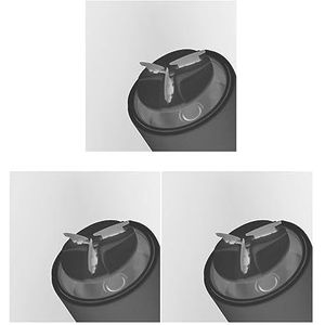 3 Set Elektrisch Scheerapparaat Mini Draagbare Reizen Baard Trimmer Scheermes USB Oplaadbare Grijs