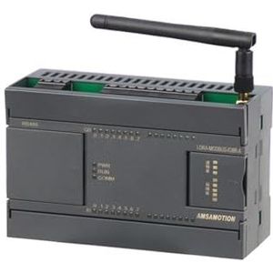 AKDDNZX Remote communicatie module LORA draadloze transparante transmissie verzamelt digitale analoge input en output IO (zwarte rechte plug antenne)