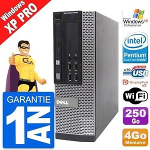 Dell PC OptiPlex 9010 SFF Intel G630 RAM 4 GB harde schijf 250 GB Windows XP Pro (gereviseerd)