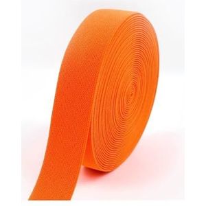 3/5 meter 10-50 mm elastische banden voor broek taille rubberen band stretch singels riem doe-het-zelf ondergoed kleding naaien accessoire (fluorescerend oranje, 3 meter 30 mm)
