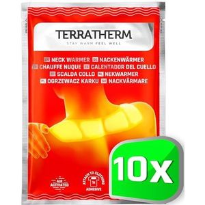 Warmtepleister voor nek, schouder en hals - 8 uur weldadige, diepe warmte, zelfverwarmende patches voor het nek - en schoudergebied - nekwarmer - lucht-geactiveerd - 10 stuks