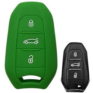 DINGYXIN Siliconen Auto Afstandsbediening Sleutel Case Cover, voor Peugeot 308 408 508 2008 3008 4008 5008 voor Citroen C1 C4 C4L C6 C3-XR DS3 DS4