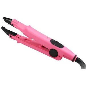 Haarverlenging Strijkijzer Constante Temperatuur Keratine Machine Micro Fusion Heat Connector Warmteverlengingsmachine Iron Tools Efficiënte Tijdbesparing(Pink)
