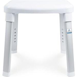 WEINBERGER Dusch- und Bad-Hocker der Serie Gratia/ideal für Senioren/für das Badezimmer/Farbe: Weiß/Modell: 43908