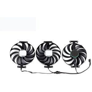 95MM T129215SU Koelventilator voor ASUS ROG Strix voor GeForce RTX 3060 3070 3080 3090 Ti Grafische Kaartventilator CF1010U12S/D T129215BU(Black 3-Fan T12)