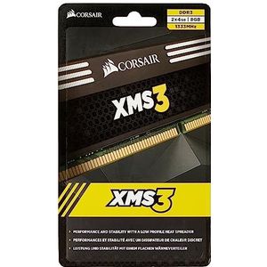 Corsair CMX8GX3M2A1333C9 XMS3 8 GB (2 x 4 GB) DDR3 1333 Mhz CL9 Performance Desktop Memory Kit