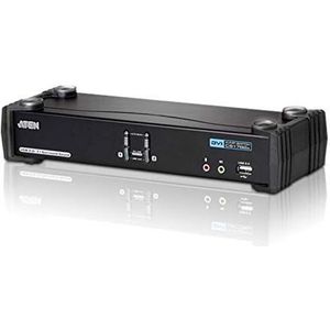 ATEN 2 Port USB 2.0 DVI KVM Switch KVM-switch Zilver
