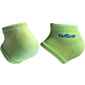 KidSole Gel hielriem voor kinderen met hielgevoeligheid van de ziekte van Severs, plantaire fasciitis. (groen)