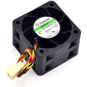 Original GM1204PQB1-8A 1U2U server silent fan 4028 12V 2.6W 3-wire cooler fan