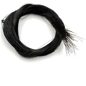 Viool Onderdelen 1 Bos Van 7 G Zwart-witte Paardenstaart Siberische Mannelijke Paardenstaart Vioolstrijkstokhaar 85-103 Cm(Black 82-85)
