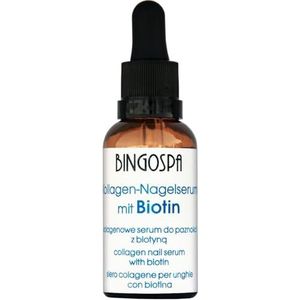 Collageen nagelserum met biotine 30 ml BINGOSPA voor beschadigde nagels, regeneratie en groei, tegen breekbaarheid