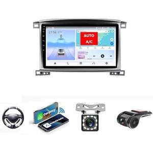 Android 13 Multimedia Stereo Video Speler Voor Toyota Land Cruiser LC 100 2002-2007 Ondersteunt Car-play Android Auto/Bluetooth/FM AM RDS DAB+ Radio/Stuurbediening(NF-7 8Core 8+256G)